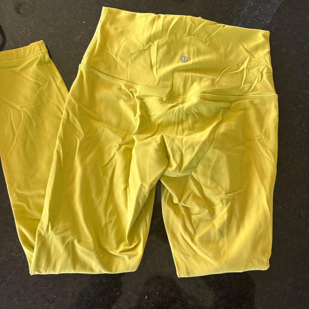 lululemon athletica Bright Yellow Leggings